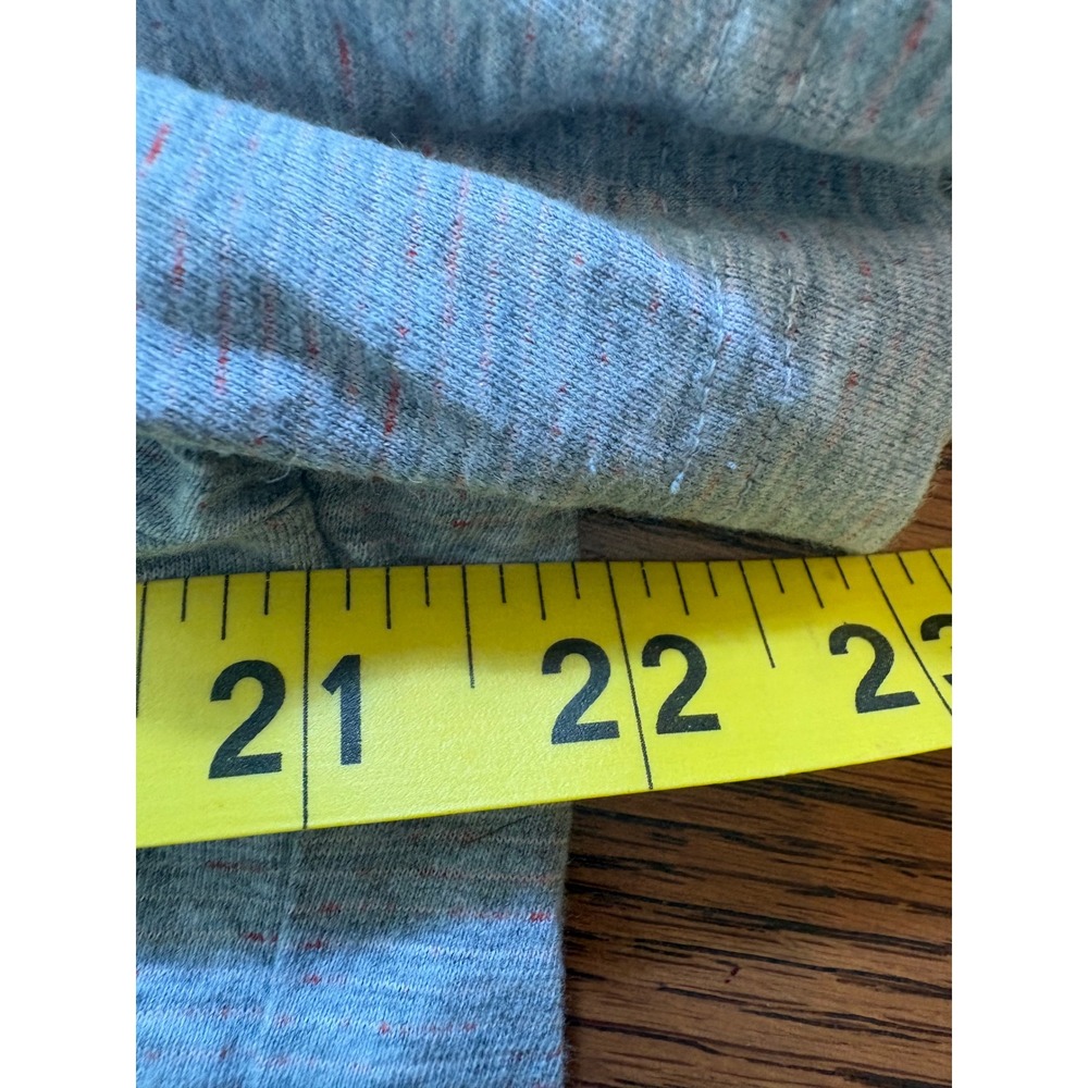 Robert Barakett Mens Large Gray Red Heather Cotton Modal Short Sleeve Polo Shirt - Picture 3 of 7